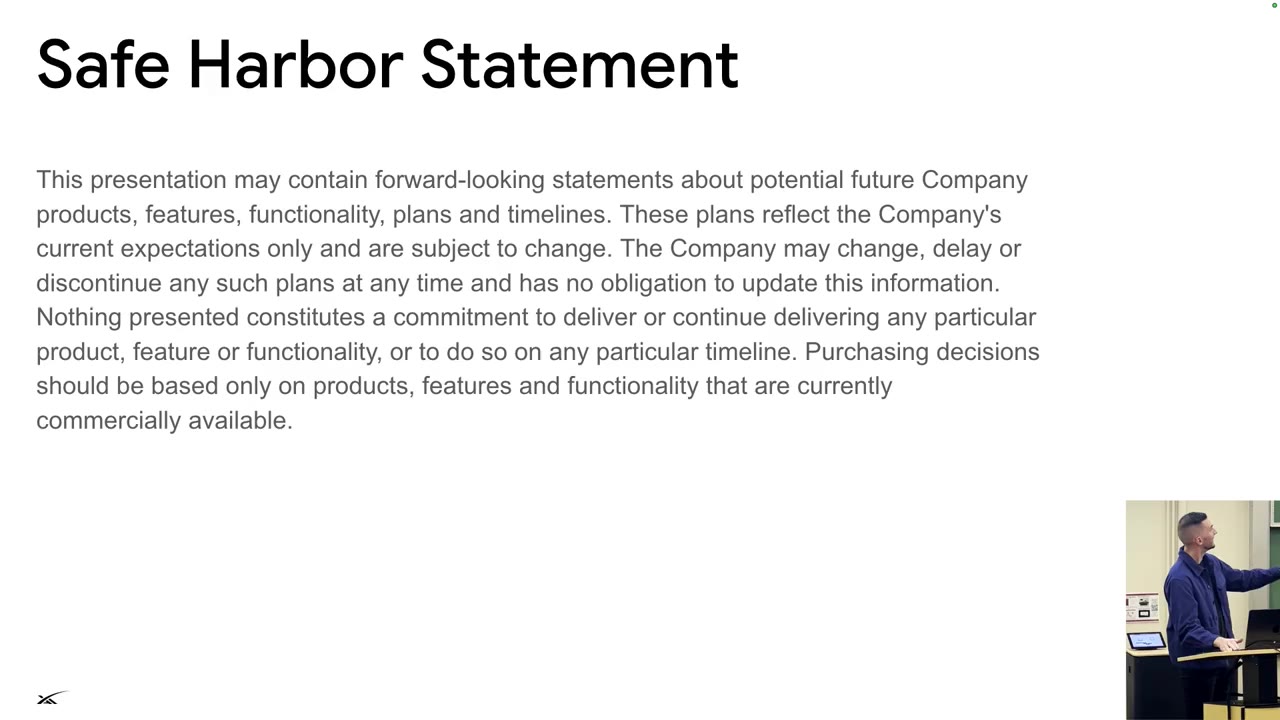 Safe Harbor